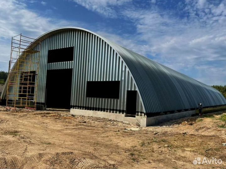 Ангар бескаркасный