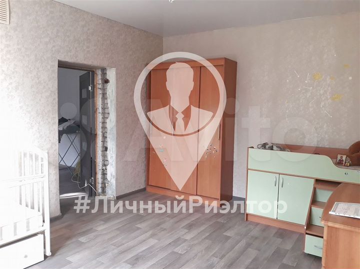 Комната 34,8 м² в 2-к., 1/4 эт.