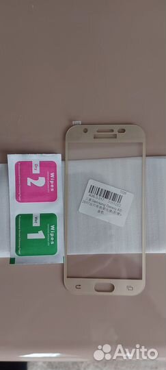 Защитное стекло на samsung А5 2017