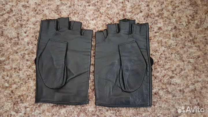 Перчатки женские кожаные