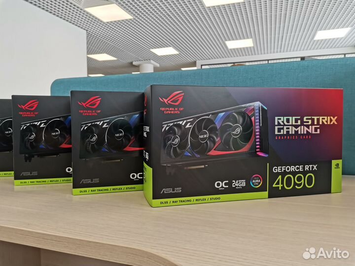 Asus ROG-strix-RTX4090-O24G-gaming - Новые, Рст