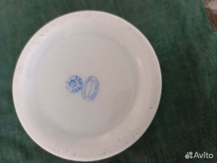 Старинная солонка Хризантемы Кузнецов начало 20 в