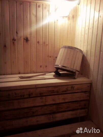 Баня сауна на дровах с бассейном Кама