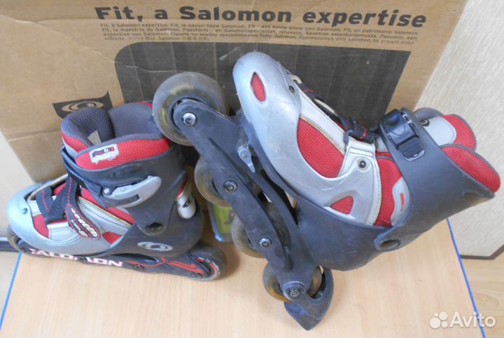 Ролики Solomon (размер-34,5 - 37) + защита и шлем