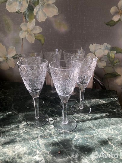Фужеры хрусталь
