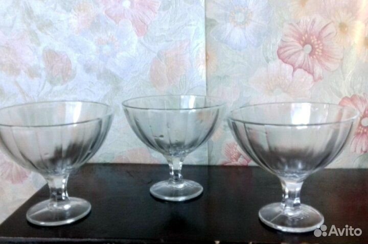 Винтаж.Креманки.Дятьковский хрустальный з-д.СССР