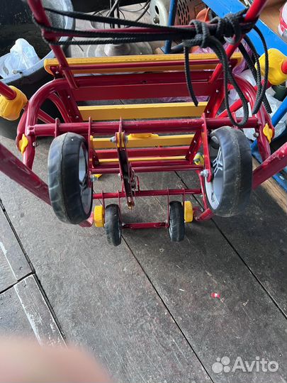 Детские санки на колесах