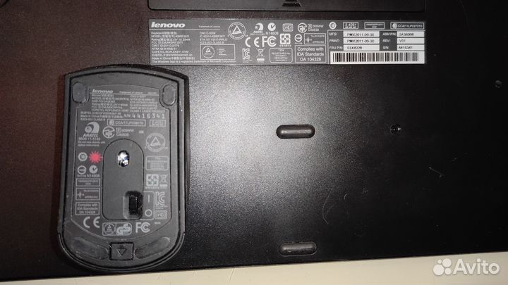 Беспроводная клавиатура и мышь Lenovo