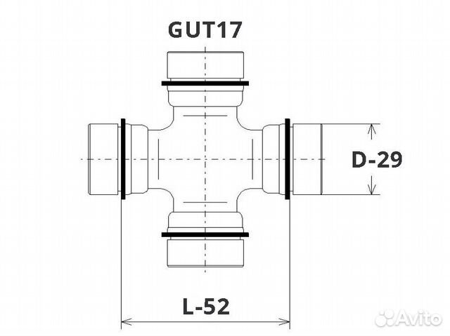 Крестовина карданного вала Toyota