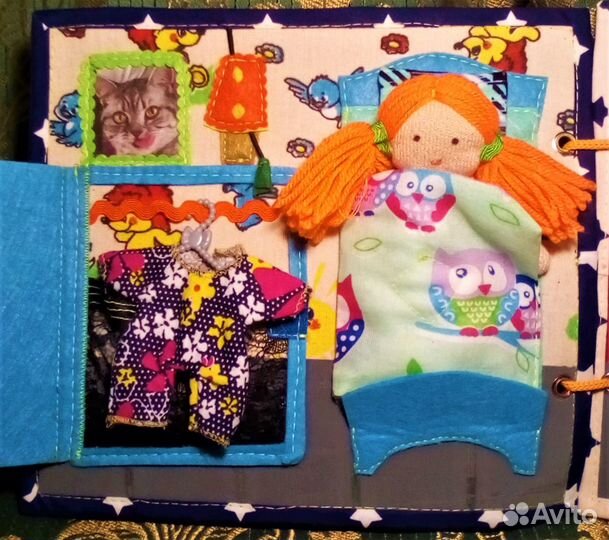 Домик для куклы развивающая книжка