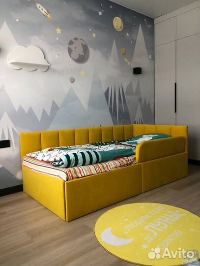 Детская кровать с ящиками