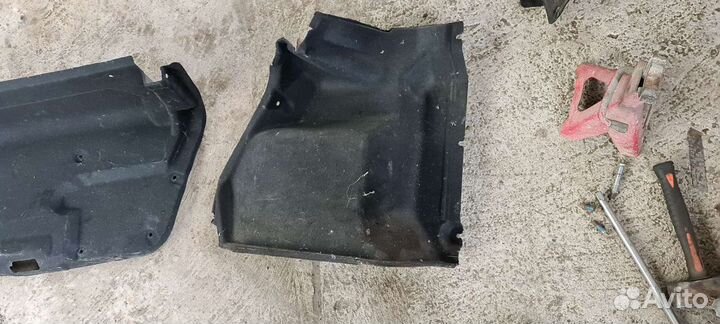 Chevrolet aveo т250 обшивка багажника