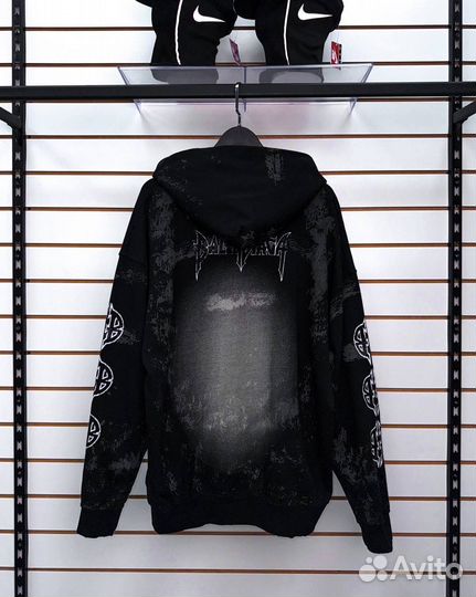 Худи Balenciaga черное