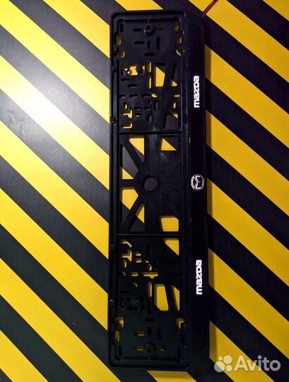 Рамка под номер с подсветкой надписи