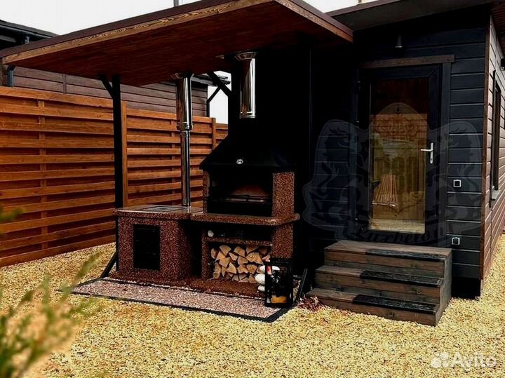 Модульные барбекю без грязи и стройки на участке