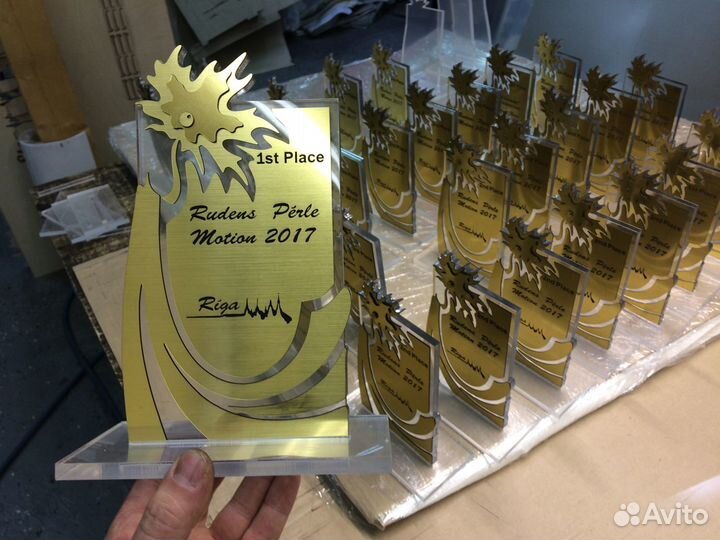 Награды, призы, медали из акрила/оргстекла