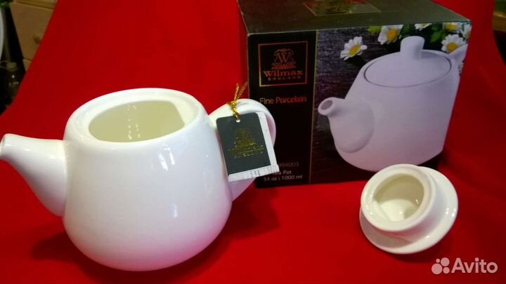 Английский фарфоровой заварочный чайник wilmax 1L