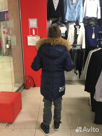 Пуховик подростковый