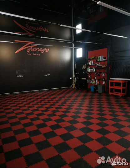 Модульный пол для гаража