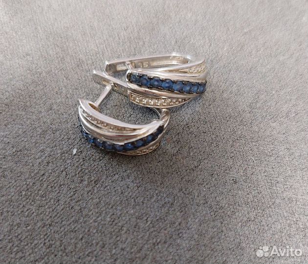 Серебряные серьги