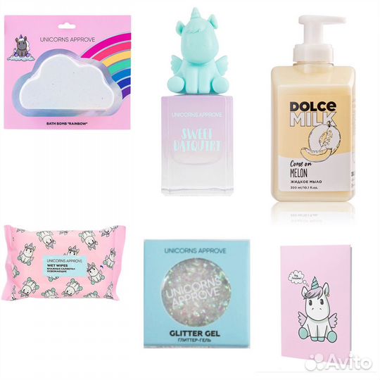 Готовые наборы подарков для девочки 6шт