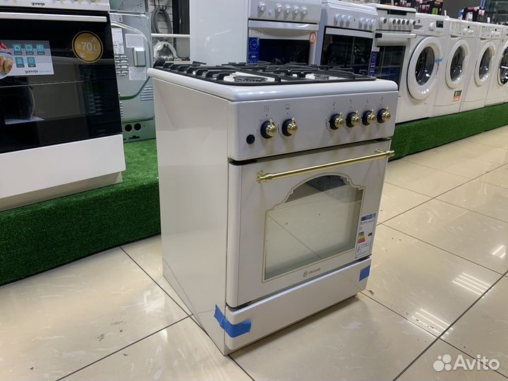 Газовая плита De Luxe бежевый