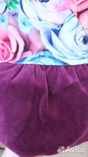Платье из вельвета детское