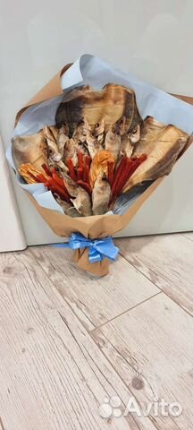 Мужской съедобный букет рыбный