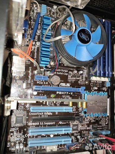 Сборка Intel Core i5-3570, DDR 3 12 Гб, ssd 110 Гб