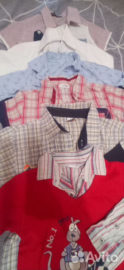 Детские вещи пакетом на мальчика 86 92