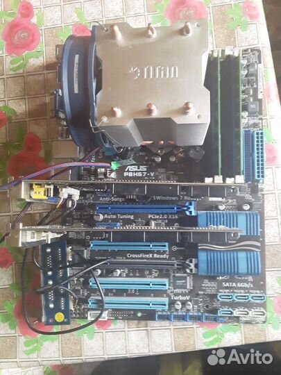 Материнская плата с процессором i3