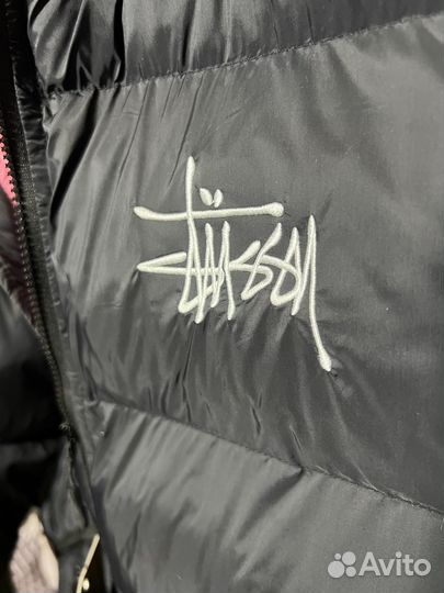 Пуховик мужской с капюшоном stussy