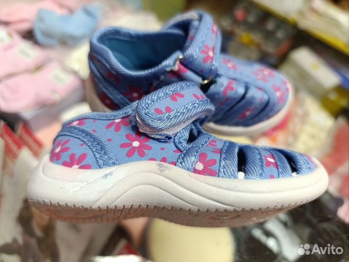 Сандалии детские текстильные 21 23 24 25