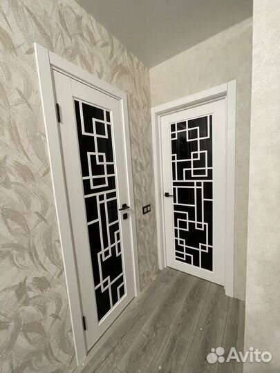 Двери межкомнатные с коробкой белые