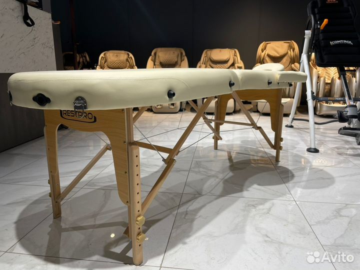 Массажный стол Restpro VIP oval 2 крем