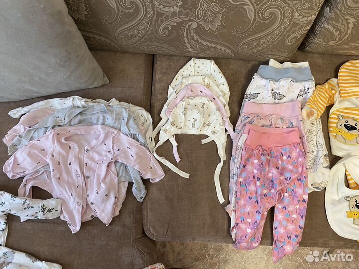 Детские вещи 56 62 пакетом на девочку