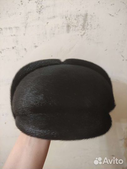 Меховая мужская кепка норка