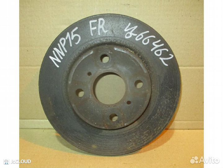 Тормозной диск на toyota porte NNP15 1NZ-FE