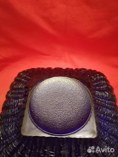 Ваза конфетница сухарница СССР Гусь Хрустальный