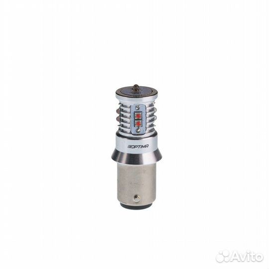 LED лампа Optima P21/5W mini cree CAN 12-24V красн