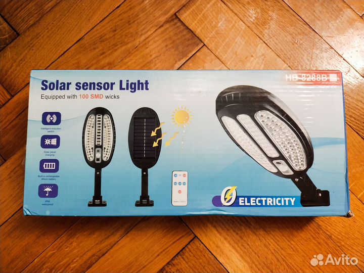 Светодиодный фонарь на солнечной батарее