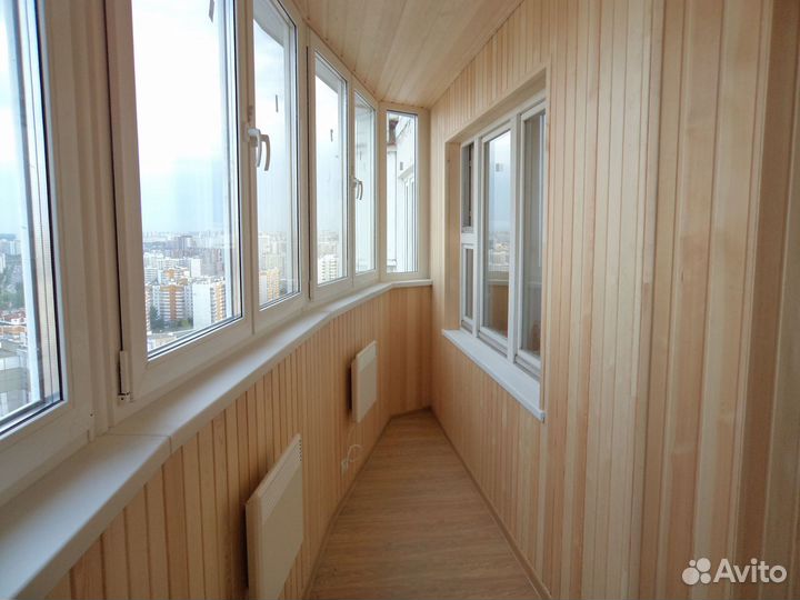 Комплексное остекление и отделка