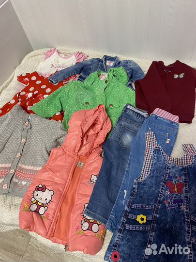 Вещи на девочку 9-12 месяцев