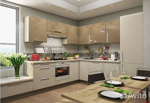 Прямая, угловая кухня на заказ