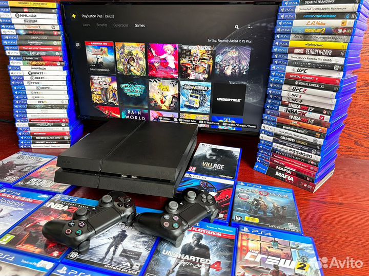 Sony PlayStation 4 +718 игр