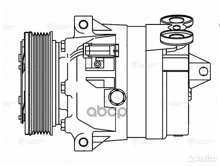 Компрессор кондиц. для а/м ваз 2123 Chevrolet Niva