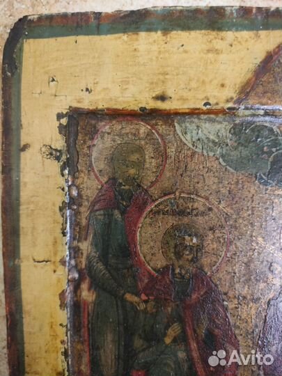 Икона Собор Святых 18 век