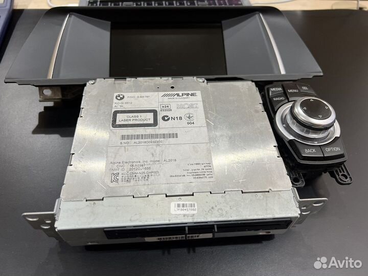 Монитор с головой и джойстиком BMW F10 рестайлинг