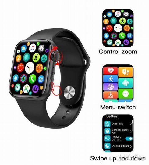 Фитнес-браслет Watch 6 44mm, M16 Plus, Bluetooth