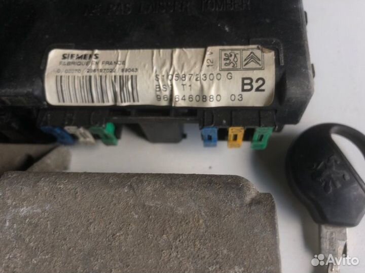 Комплект эбу Peugeot 206